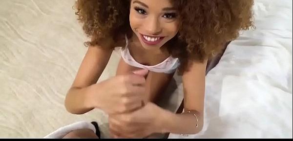  Ebony Daughter Gets Trained By DADDY- Cecilia Lion